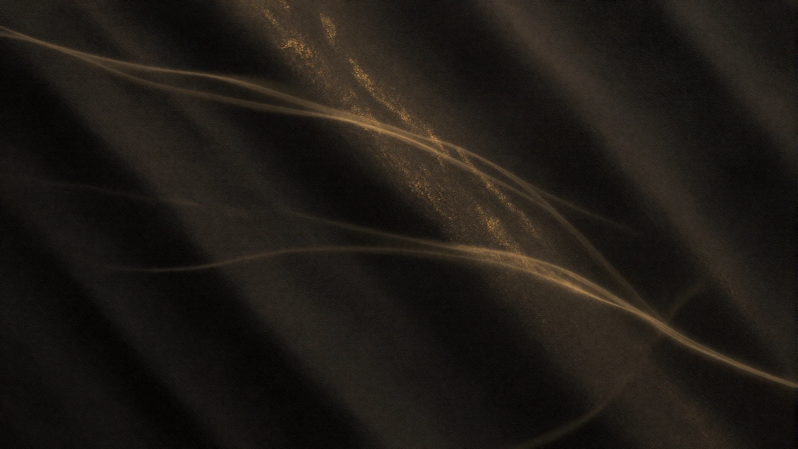 Dark smoke texture with gold light accents representing the discreet and classified nature of the FAQ section